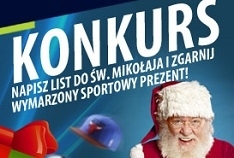 Napisz list do św. Mikołaja i zgarnij wymarzony sportowy prezent!