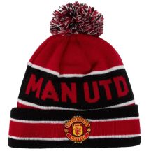 New Era Core Cuff Beanie Manchester United FC Hat 12122732 Czerwone One size