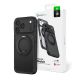 Etui AMAZINGTHING Titan Pro Spin Lens na iPhone 18 Pro z obrotowym pierścieniem i mocowaniem na smycz kompatybilne z MagSafe - czarne