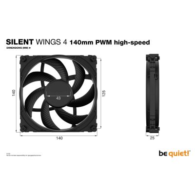 5. WENTYLATOR BE QUIET! SILENT WINGS 4 140mm PWM HS