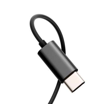 2. Słuchawki douszne USB-C Joyroom TYPE-C Series JR-EC07 metalowe - czarne