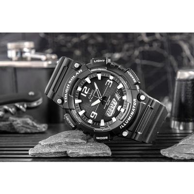 6. Zegarek Męski CASIO SOLAR AQ-S810W-1AVEF + BOX