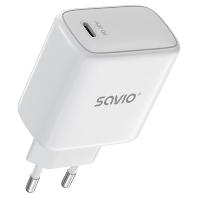 3. SAVIO ŁADOWARKA SIECIOWA LA-14 20W POWER DELIVERY 3.0, BIAŁA