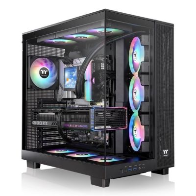 7. Thermaltake View 380 XL TG ARGB - Mini wieża - ATX