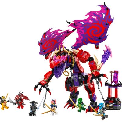 3. LEGO NINJAGO 71832 Smok chaosu Kiełogrzmot