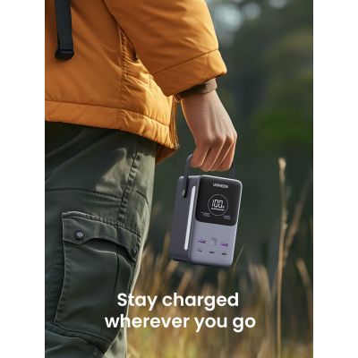15. Ugreen Nexode Power Bank 48000 mAh Lit Szary