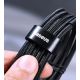 18. Kabel Baseus CATKLF-ALG1 USB-C - USB-C PD QC 100W 5A 2m - szary