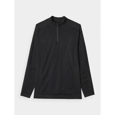 Bielizna termoaktywna bezszwowa z wełną merino (góra) męska 4F 4FWAW24USEAM197-20S