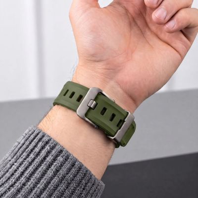 5. Pasek Tech-Protect Motion na Apple Watch 44 / 45 / 46 / 49 mm - zielony