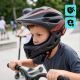 11. Kask rowerowy full-face Meteor Lupus S 48-52 cm czarny/czerwony