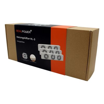 2. RealPower HL-3 Wewnętrzna Biały Wentylator elektryczny ogrzewacza pomieszczeń