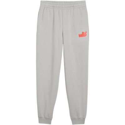 2. Spodnie dla dzieci Puma ESS Logo Lab Relaxed szare 694675 63