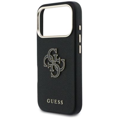 6. Etui Guess FW Resin Logo na iPhone 17 Pro - czarne