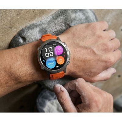 19. Smartwatch Gravity Grafitowy Pasek + Bransoleta GT42-4