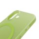 10. Etui silikonowe Puro Daylight kompatybilne z Magsafe na iPhone 17 - półprzezroczyste zielone