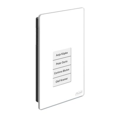 10. Terminal kontroli dostępu Auerswald TFS-Dialog 400 z czytnikiem linii papilarnych - biały