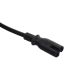 3. Kabel SAVIO  CL-105 (2-Pin  - Euro ; 3m; kolor czarny)