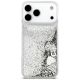 3. Etui Guess Liq. Glitter Charms na iPhone 17 Pro - srebrne