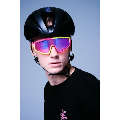 2. SUPACAZ okulary GALACTIC żółto różowe, Pink Sunset