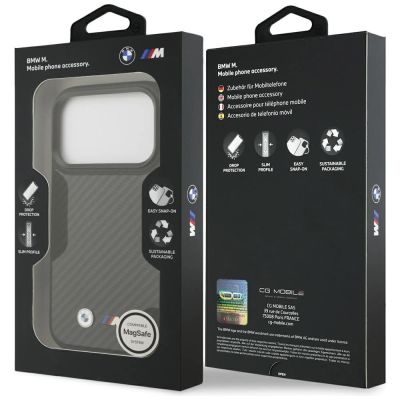 8. Etui BMW M Kevlar Matt MagSafe na iPhone 17 Pro - czarne