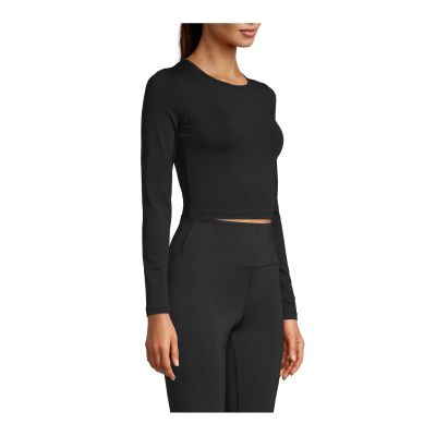 8. Koszulka CASALL Crop Long Sleeve czarny