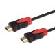2. Kabel SAVIO CL-95 (HDMI M - HDMI M; 1,5m; kolor czarny)