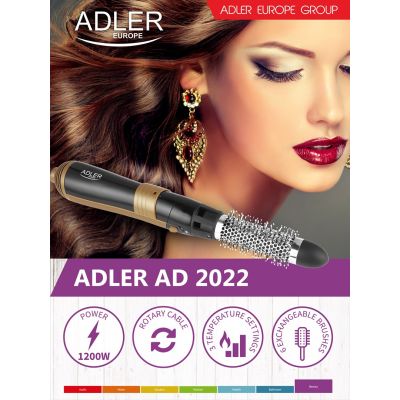 7. Suszarko-lokówka Adler AD 2022 (1000W; kolor czarny)