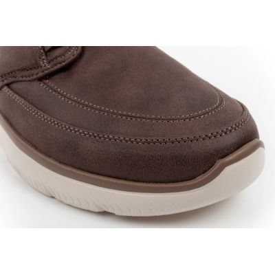 5. Skechers buty męskie Summits Siegul Slip-ins ocieplane brązowe
