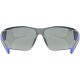 5. Okulary rowerowe UVEX Equate, black/blue matt/mirror blue