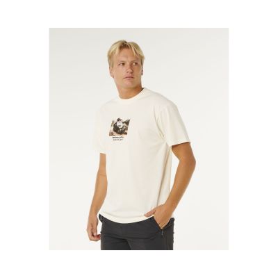 2. Koszulka męska RIP CURL Search Rig Tee biała