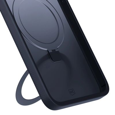 6. Etui 3mk Smoke Case Mag&Stand na Apple iPhone 15 plus - czarne