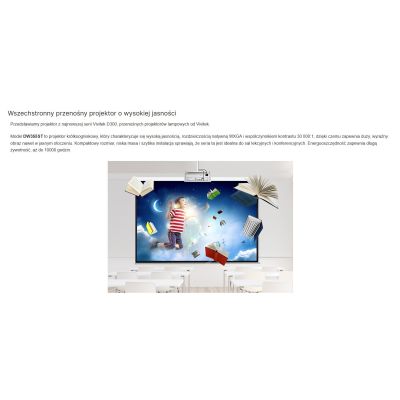 7. VIVITEK PROJEKTOR KRÓTKOOGNISKOWY DW355ST