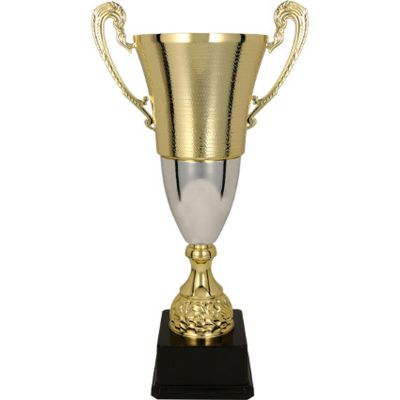 4. Puchar metalowy złoto-srebrny BALTA
