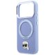 6. Etui Karl Lagerfeld with Ring Stand 360 Karl Head Pin MagSafe na iPhone 18 Pro / 17 Pro - jasnoniebieskie