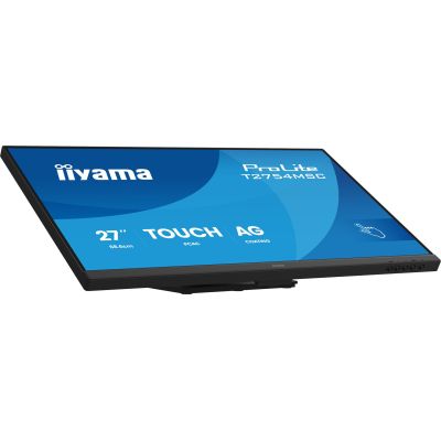 6. iiyama ProLite T2754MSC-B2AG monitor komputerowy 68,6 cm (27") 1920 x 1080 px Full HD LED Ekran dotykowy Przeznaczony dla wielu użytkowników Czarny