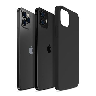 13. Etui 3mk Silicone Case na iPhone 12 / iPhone 12 Pro - czarne