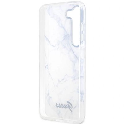 10. Etui Guess Marble Collection na Samsung Galaxy S23+ - białe