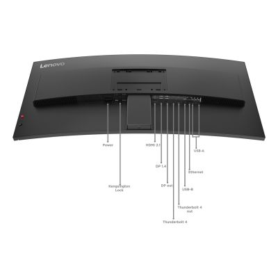 7. Lenovo ThinkVision P40WD-40 monitor komputerowy 100,8 cm (39.7") 5120 x 2160 px LCD Czarny