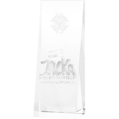 5. Trofeum szklane z grawerem 3D w etui
