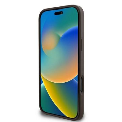 5. Etui Guess 4G Big Logo na iPhone 16 Pro - brązowe