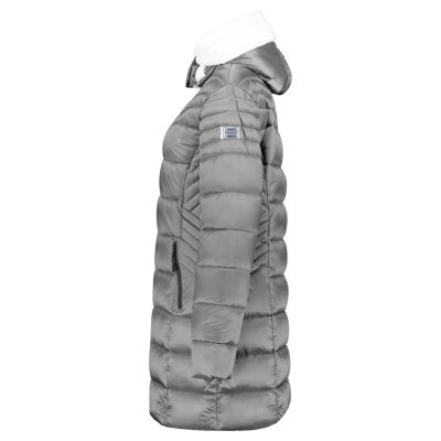 6. Parka damska Geographical Norway CARENNE LGREY DB LADY 0116 (WZ5513F/GN-LIGHT GREY)