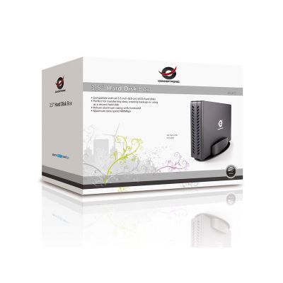 5. Conceptronic CHD3SU obudowa do dysków twardych Obudowa HDD Czarny 3.5"