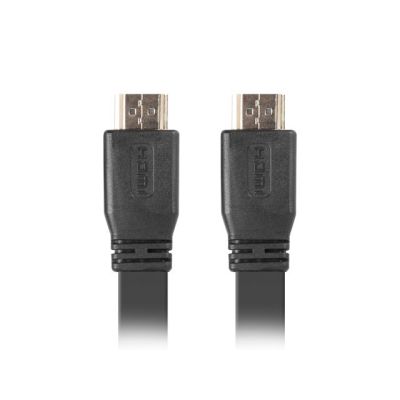 2. Kabel Lanberg CA-HDMI-21CU-0010-BK (HDMI M - HDMI M; 1m; kolor czarny)