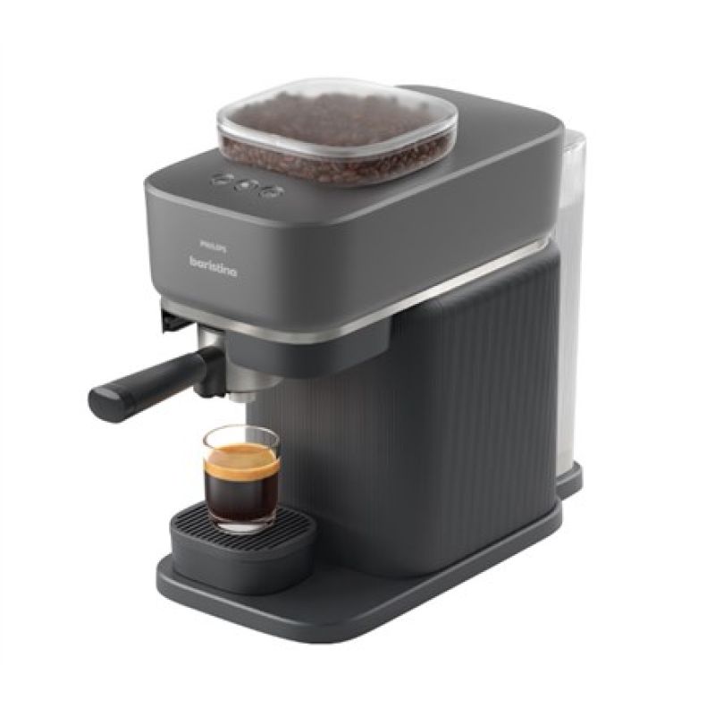 9. Philips Ekspres do kawy BAR300/60 Baristina | Ciśnienie pompy 16 bar | Półautomatyczny | 122,8 W | Czarny