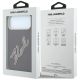 8. Etui Karl Lagerfeld Smooth Big Resin Signature Logo na iPhone 18 Pro / 17 Pro - burgundowe