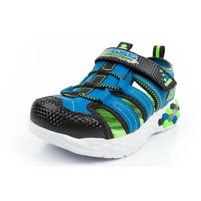 24. Sandały Skechers Jr 402213L/BBLM