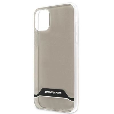 6. Etui AMG Electroplate Black&White na iPhone 11 / XR 6,1" - przezroczyste