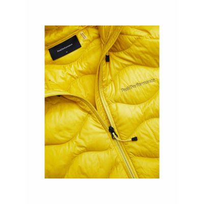 4. Kurtka puchowa męska PEAK PERFORMANCE M Helium Down Hood Jacket kolor żółty