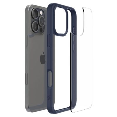 7. Etui Spigen Ultra Hybrid na iPhone 16 Pro Max - niebieskie
