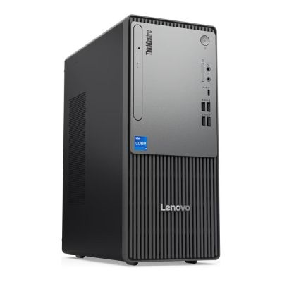 13. Lenovo ThinkCentre neo 50t Intel® Core™ i3 i3-14100 8 GB DDR5-SDRAM 256 GB SSD Windows 11 Pro Tower PC Czarny, Szary